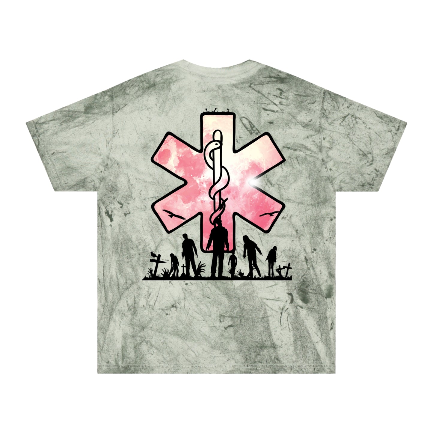 Night of the undead full blood moon zombie horde RN comfort colors Unisex Color Blast T-Shirt