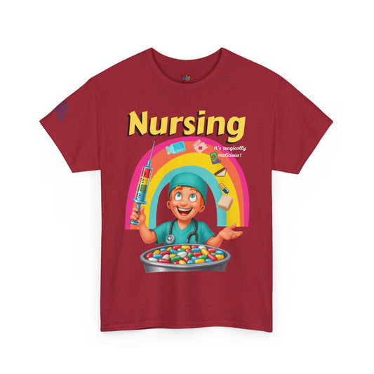 Nursing, it’s tragically malicious breakfast cereal tee Unisex Heavy Cotton Tee