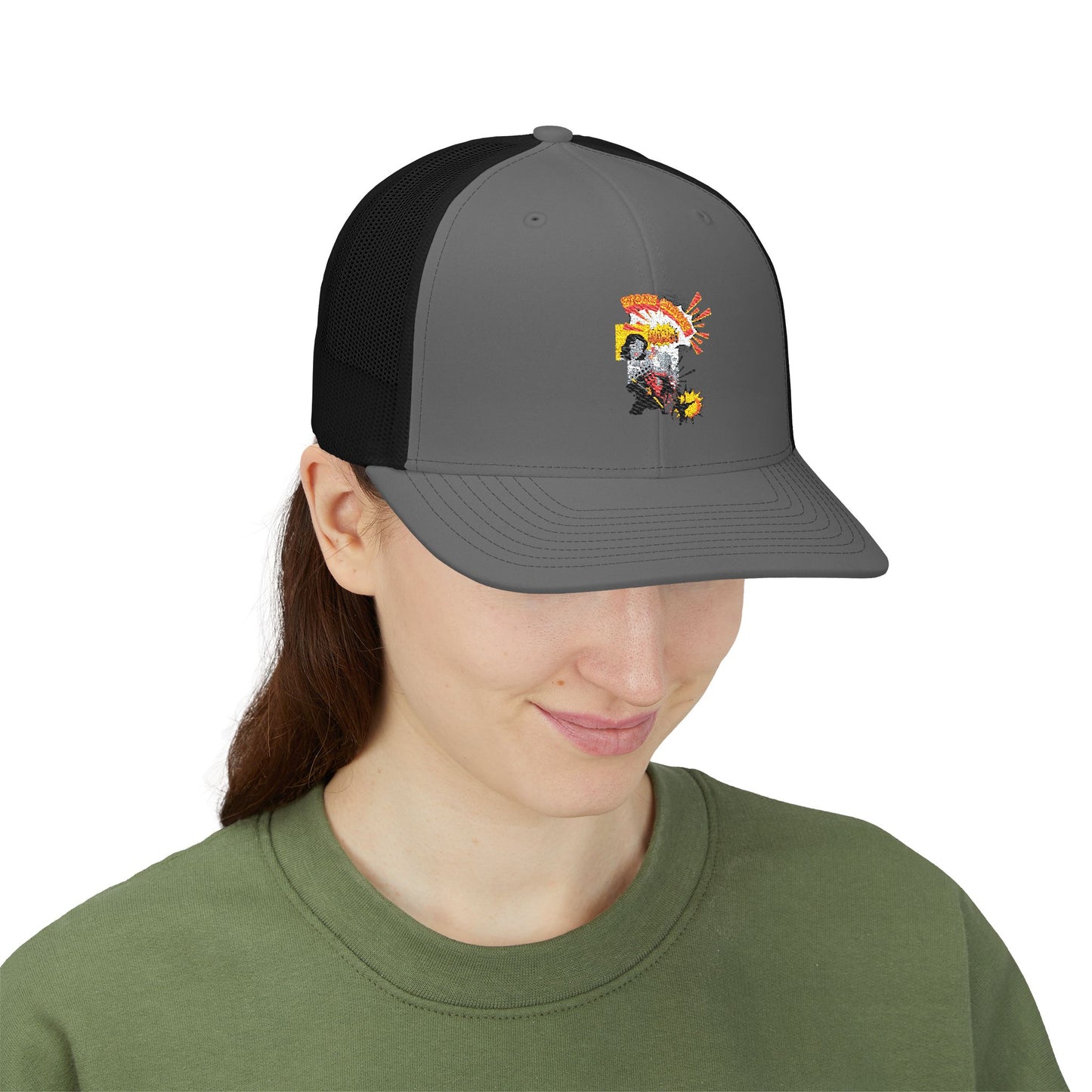 Snapback Trucker Cap (Embroidery) stone cradle