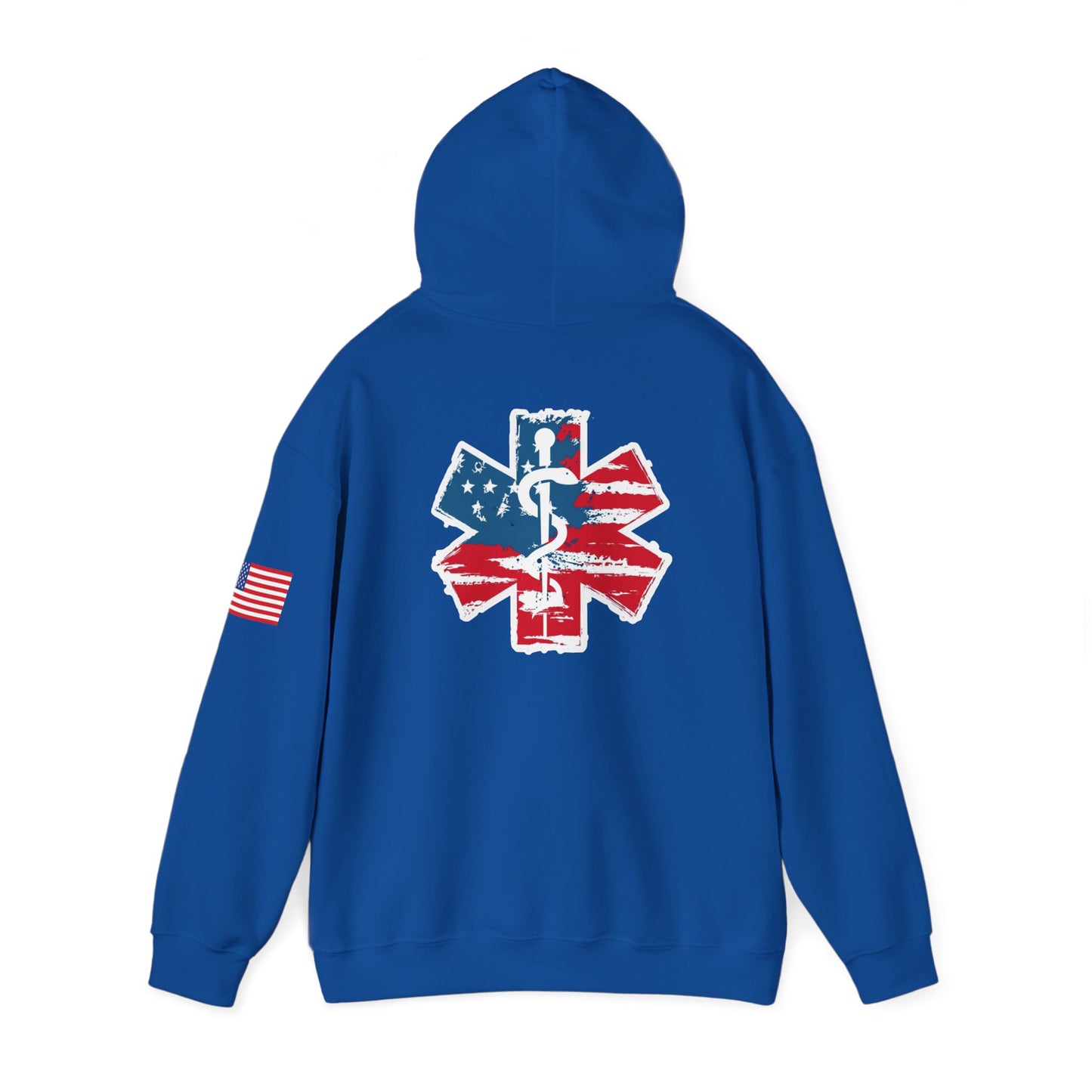 Patriotic RN Hoodie Independence Day gift for nurse Unisex Heavy Blend™ Hooded Sweatshirt