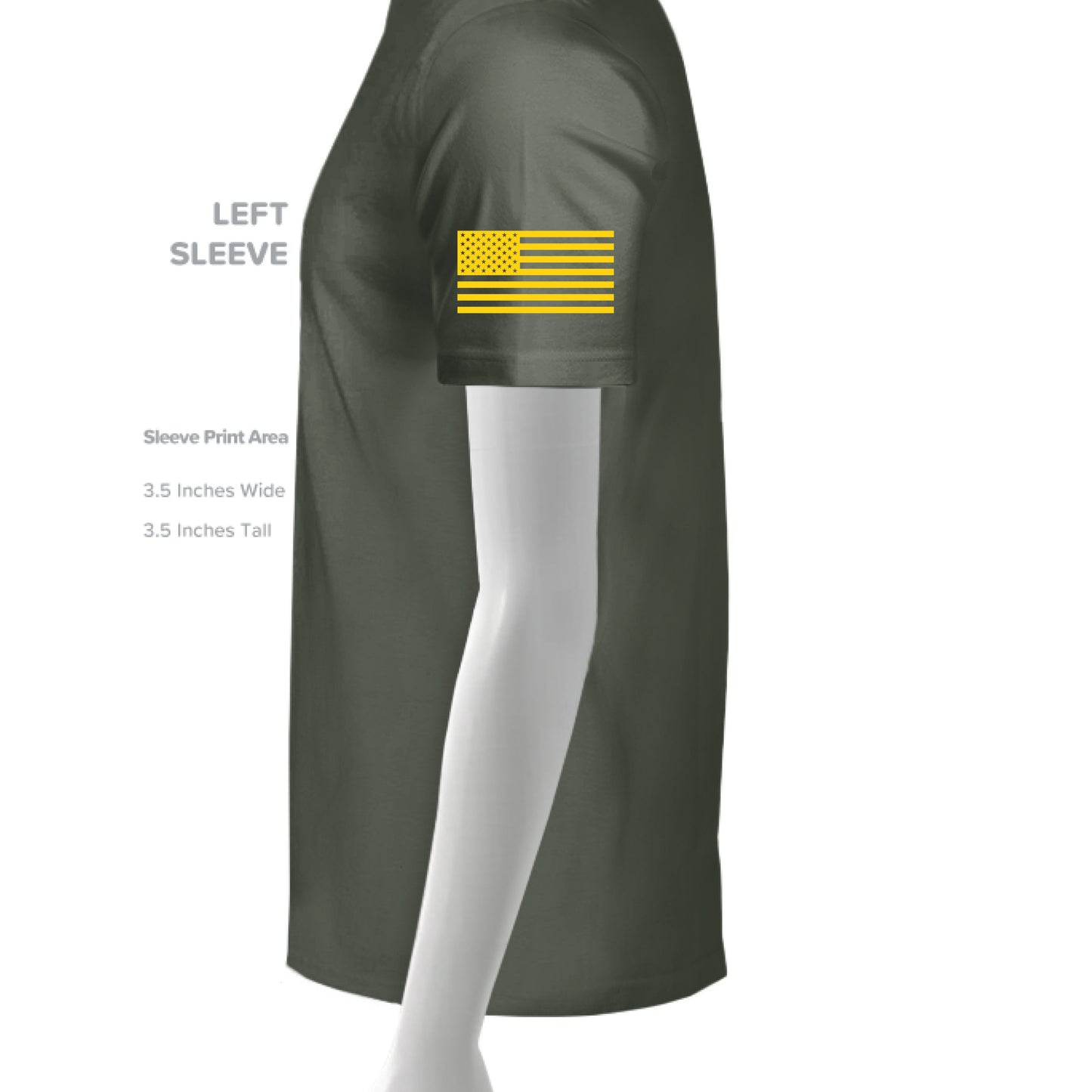 MILITARY GREEN - SLEEVE_LEFT