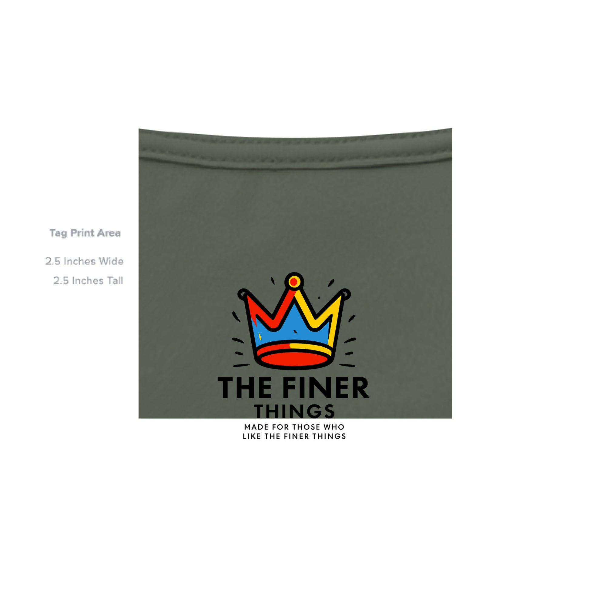 MILITARY GREEN - INSIDE_TAG_LINE