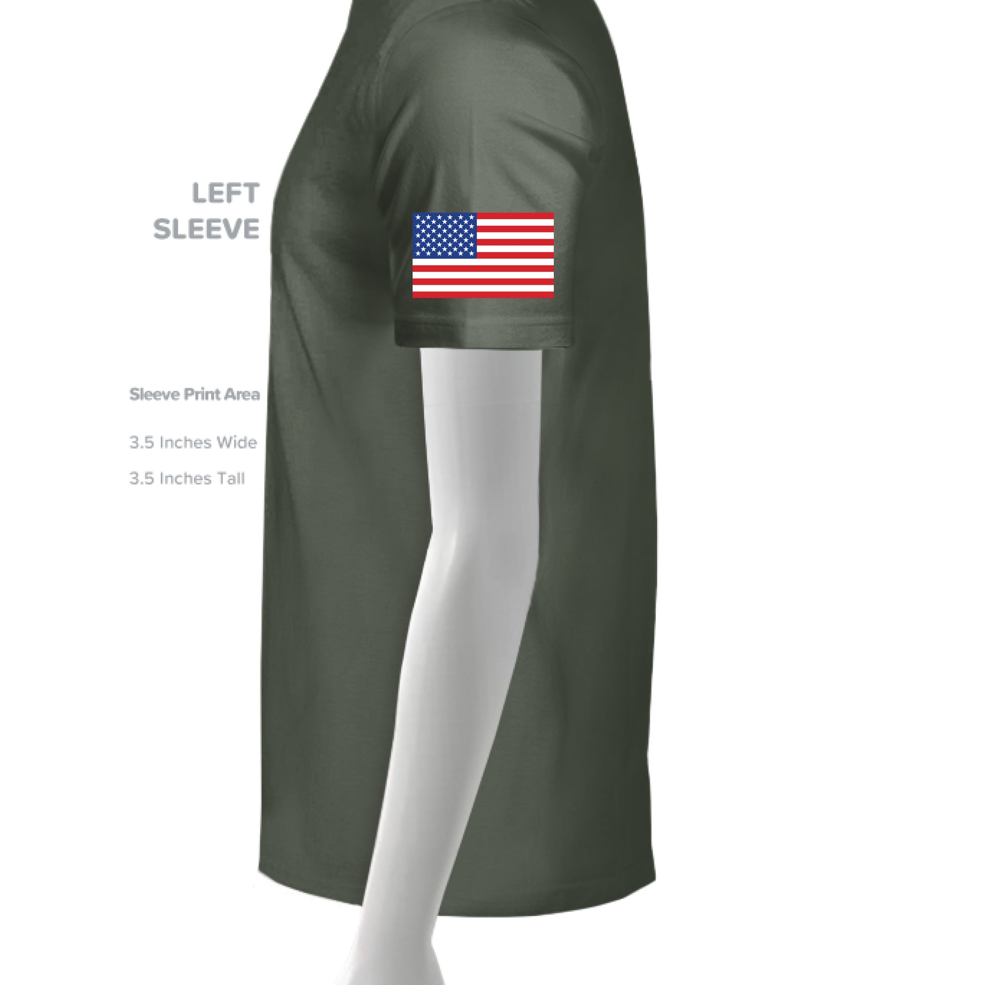 MILITARY GREEN - SLEEVE_LEFT