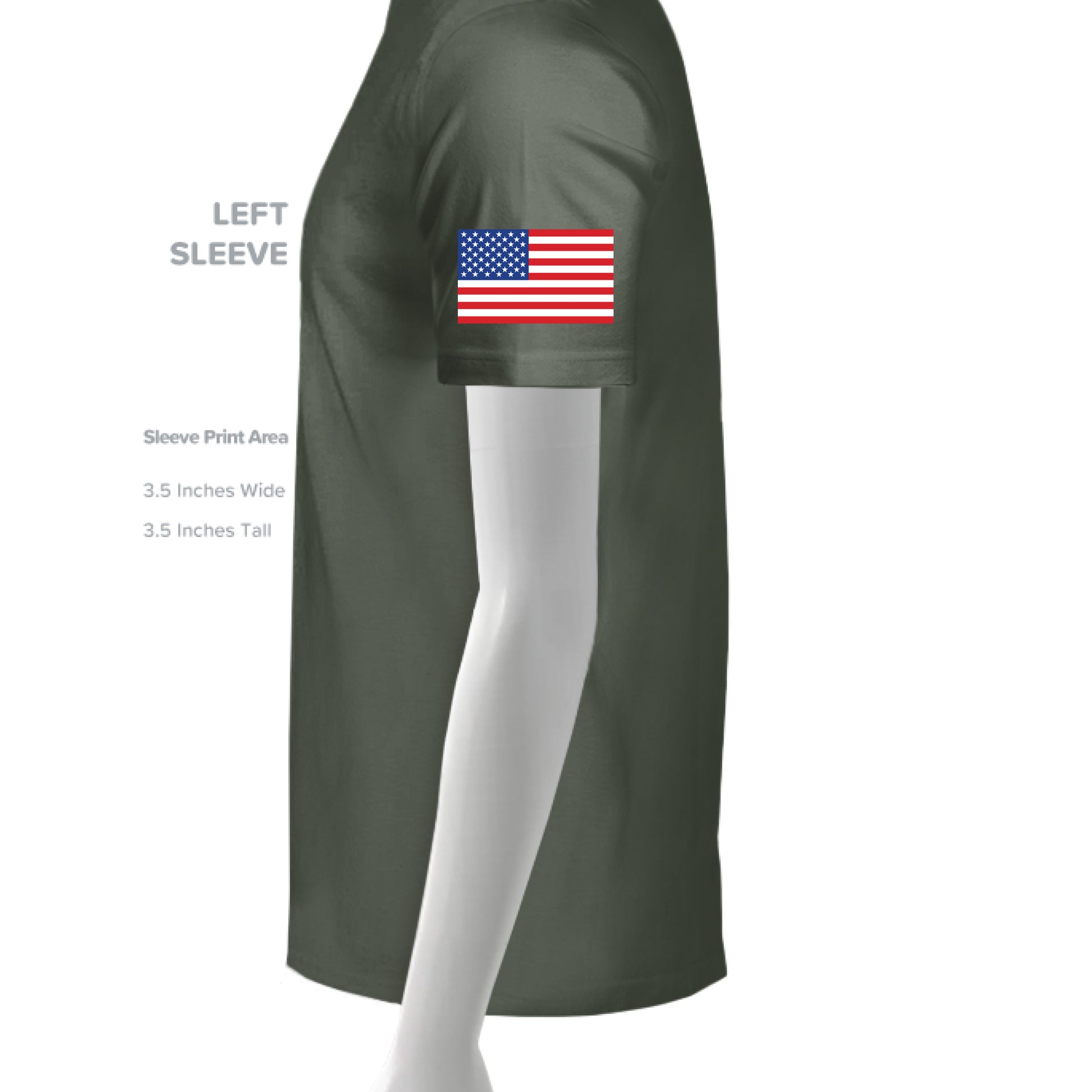 MILITARY GREEN - SLEEVE_LEFT