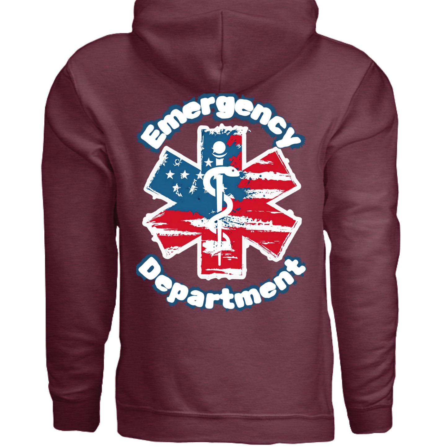 Heather Sport Dark Maroon - BACK