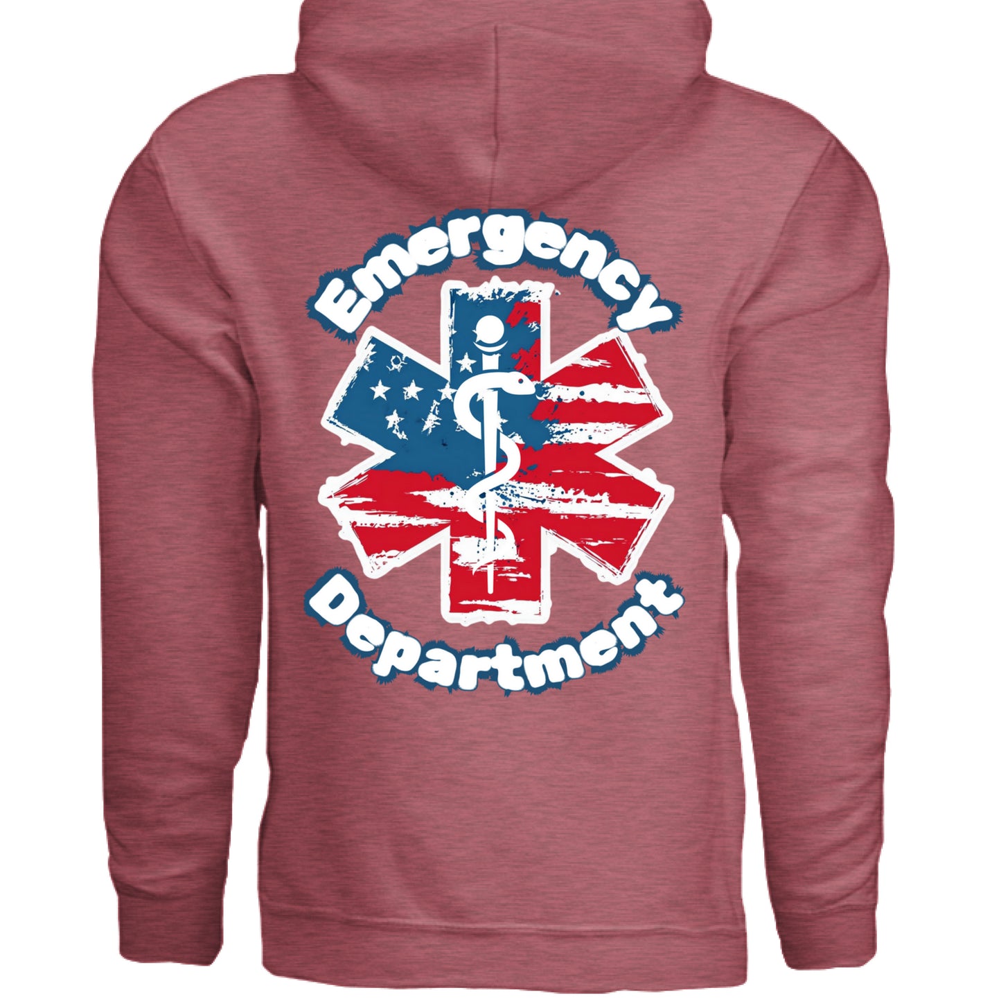 Heather Sport Scarlet Red - BACK