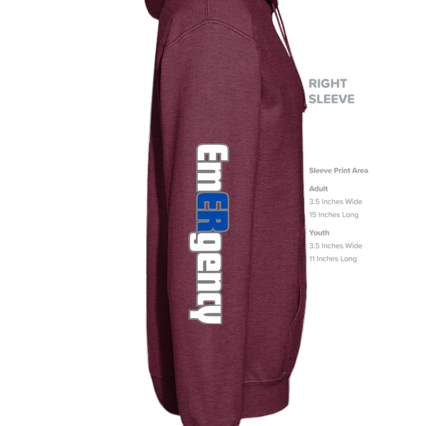 Heather Sport Dark Maroon - SLEEVE_RIGHT