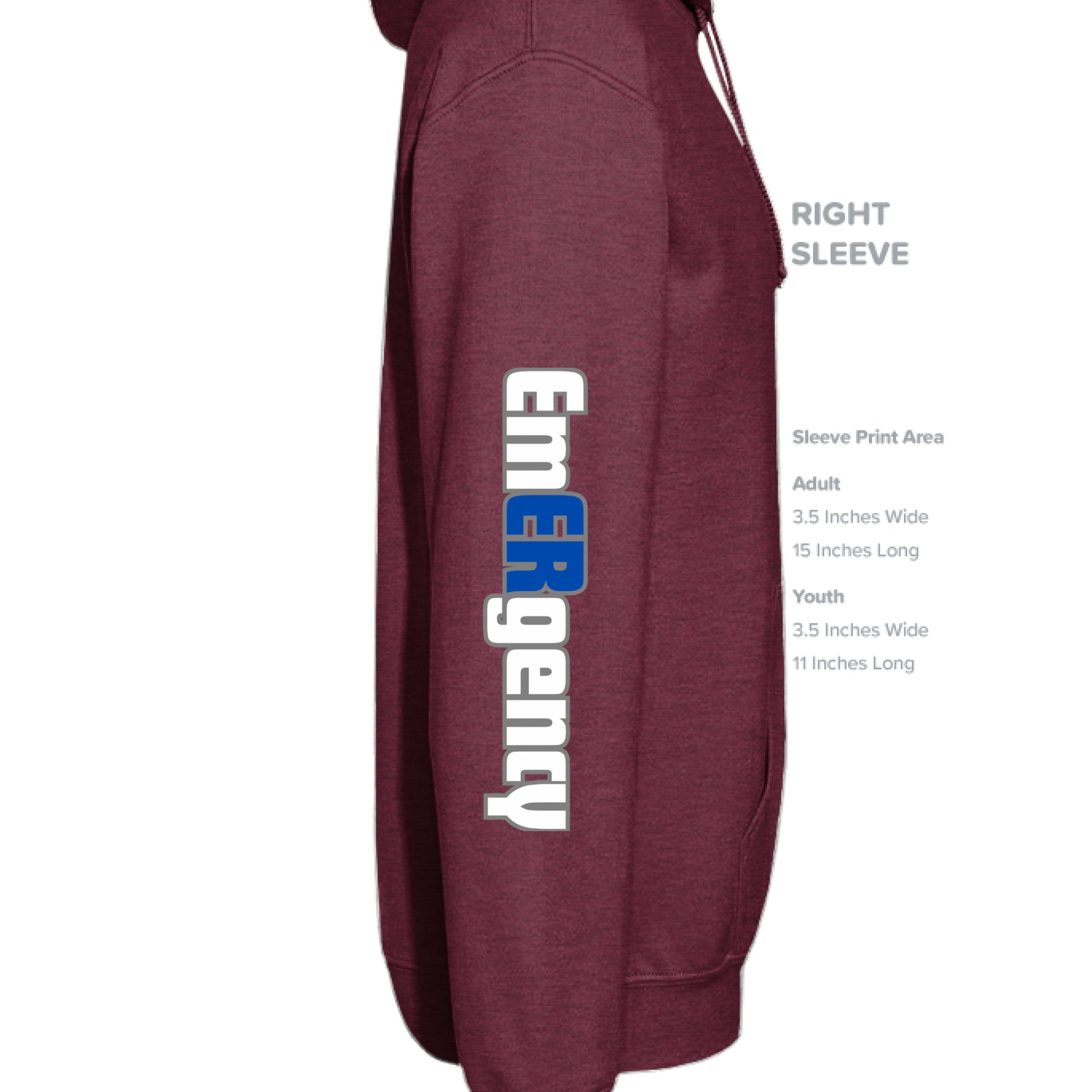 Heather Sport Dark Maroon - SLEEVE_RIGHT