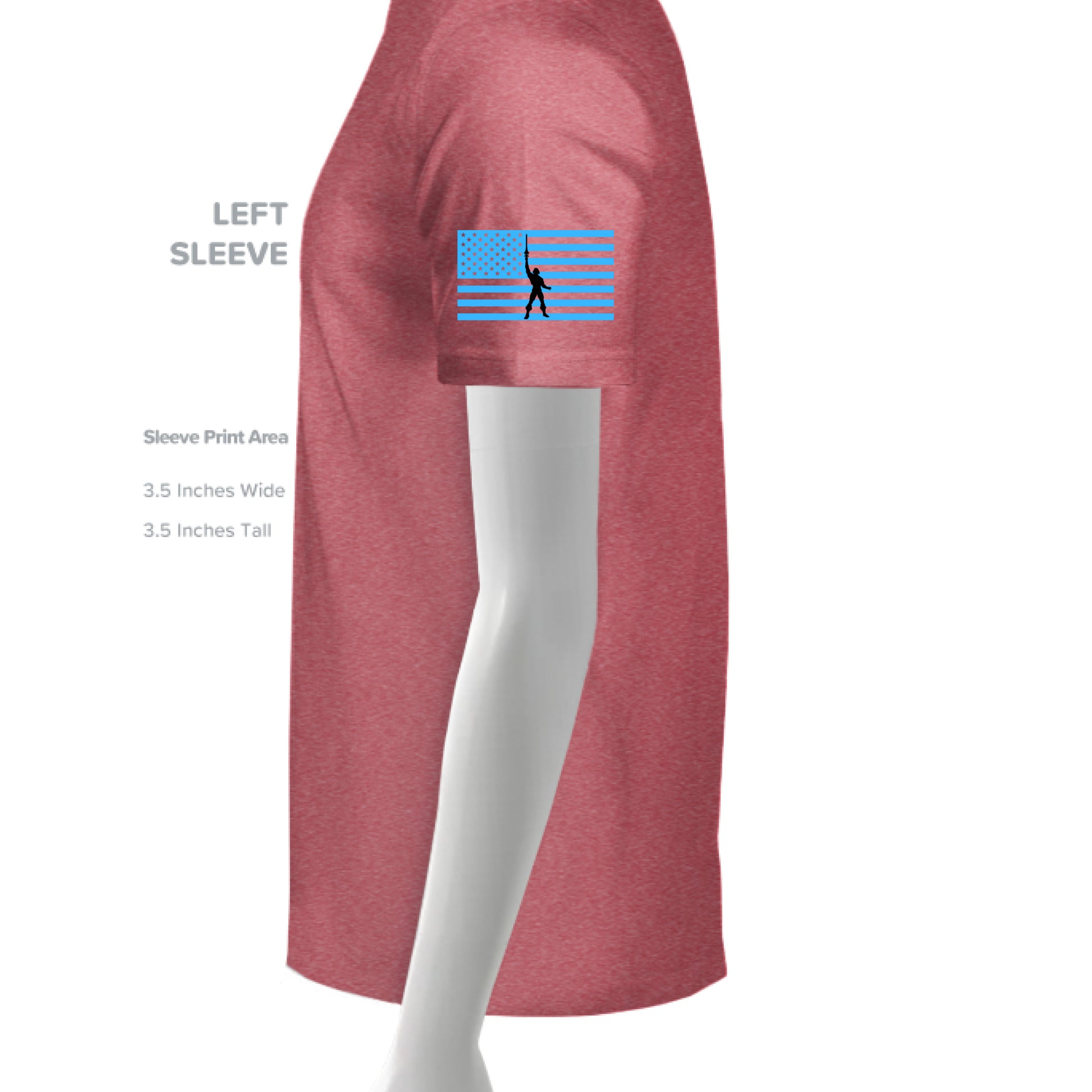 HEATHER RED - SLEEVE_LEFT